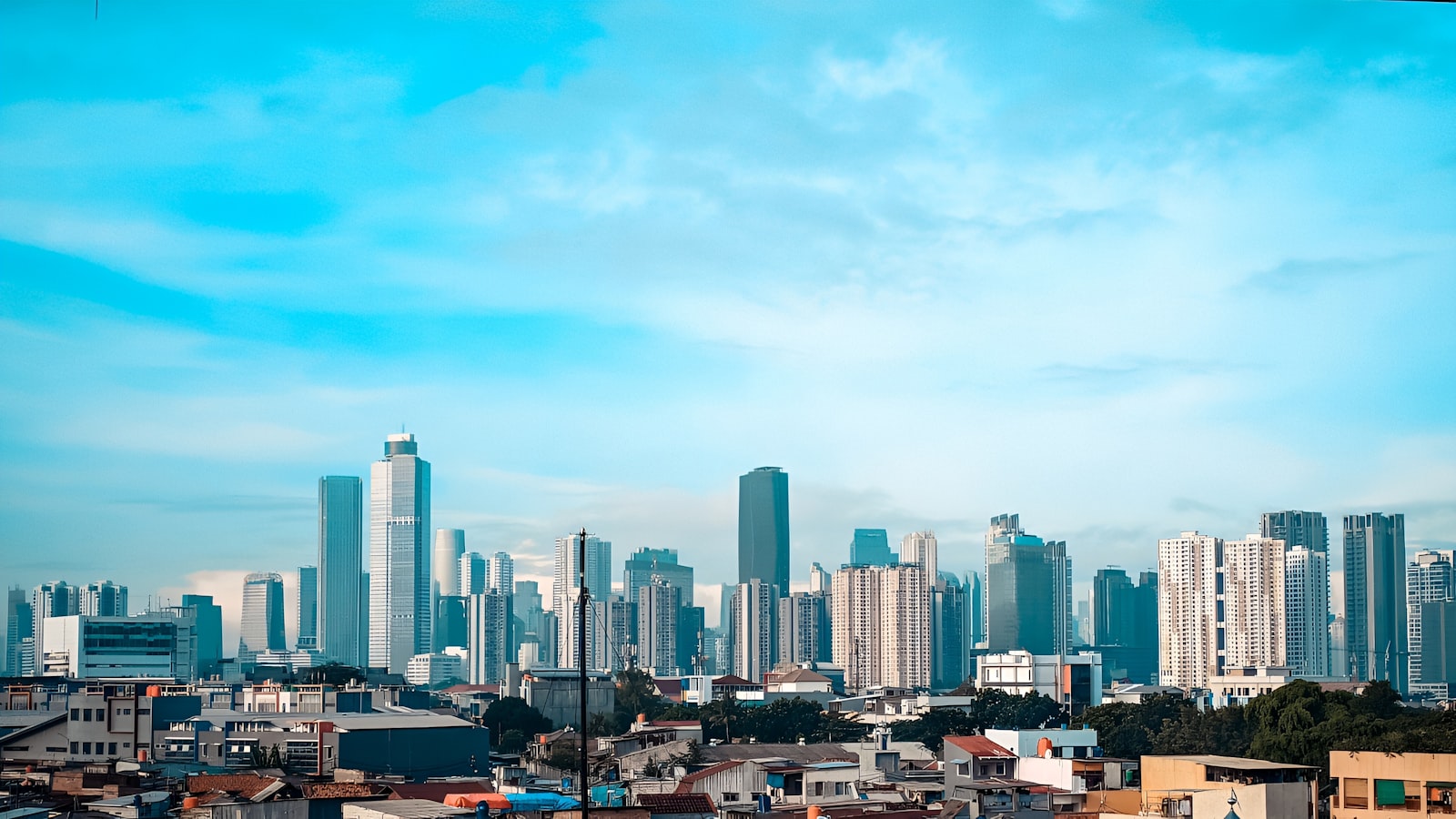 Panorama kota Jakarta, Indonesia